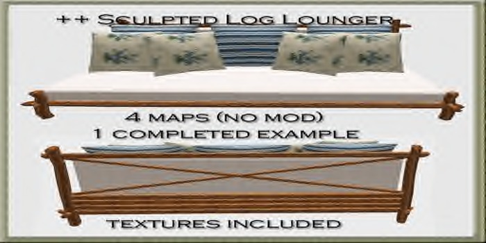 ++ Sculpted Log Diva Lounger