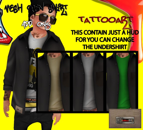 ::TATTOOART::ADD-ON SHIRT COD002