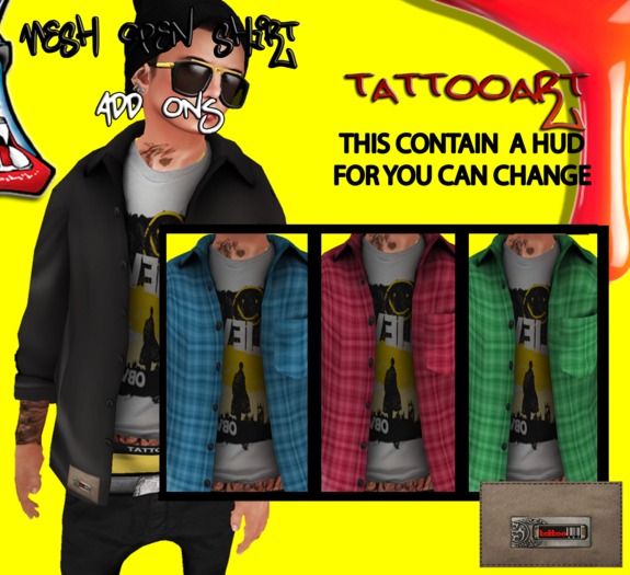 ::TATTOOART::ADD-ON SHIRT COD003