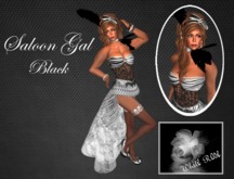 Saloon Gal BLACK