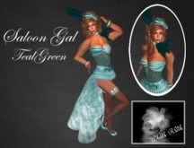 Saloon Gal TEALGREEN