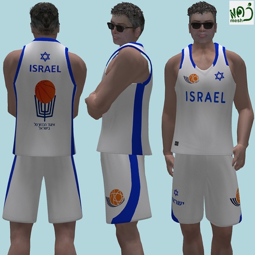 Second Life Marketplace ISRAEL EUROBASKET MESH Boxed