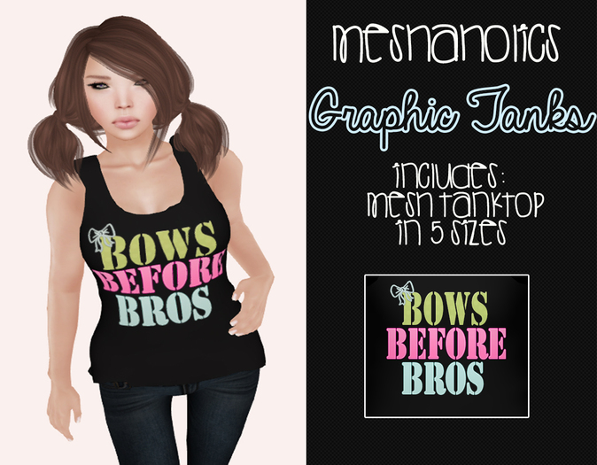 -MA- Graphic Tank *Bows Before Bros*
