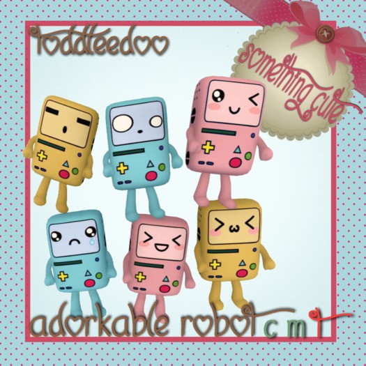 SC. Adorkable Robot Blue