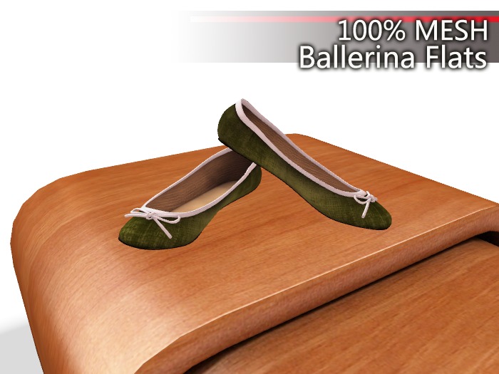 100% Mesh Ballerina Flats be1