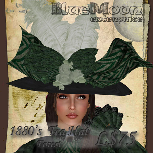 BMe 1880's Tea Hat Forest