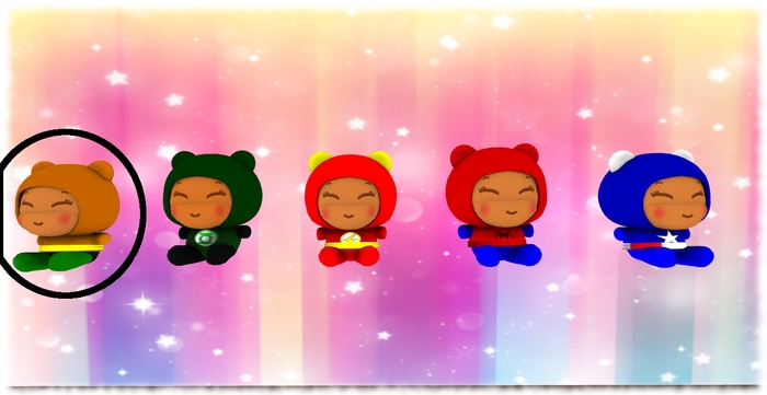 Aquaman Bear Doll Set