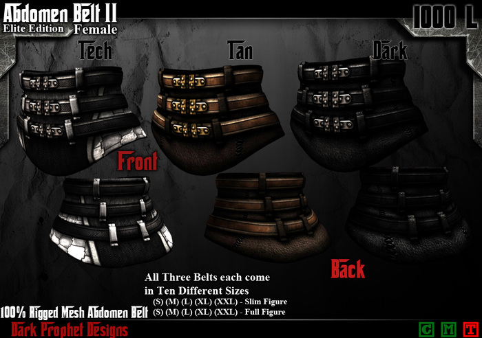 DPD - Abdomen Belt II Female