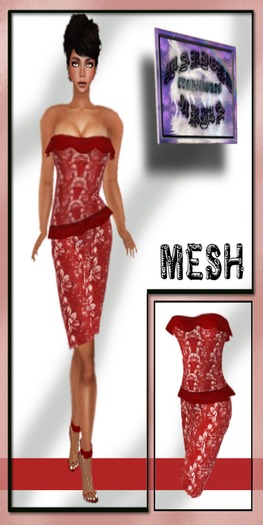 M.U SUNDAY RED DRESS