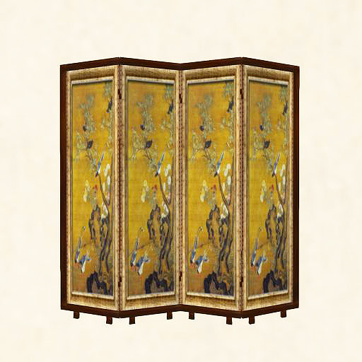 Privacy Screen - Chinese Gold Birds(1 LI, $100)