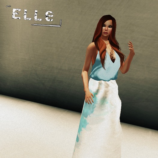 [Elle] Watercolor Maxi