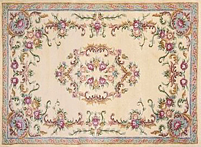 Rose Aubusson Rug