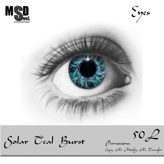 "Solar Burst Teal" by MaSoul Designs