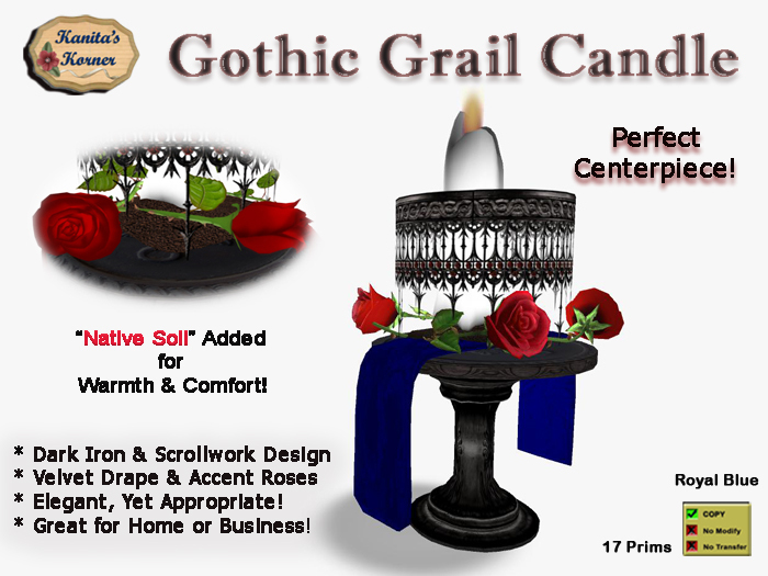 KK* Gothic Grail Centerpiece - Red