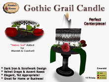 KK* Gothic Grail Centerpiece - Red