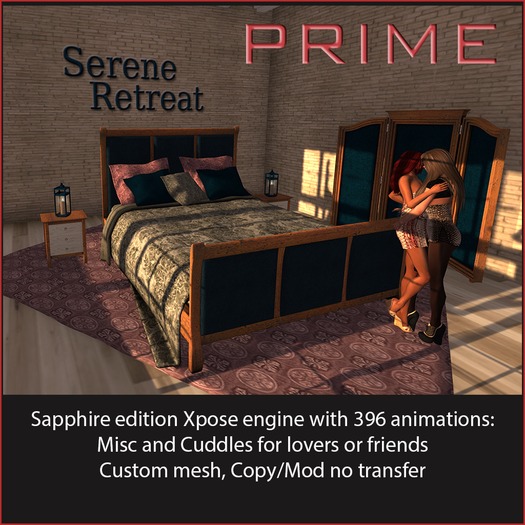 Serene Retreat bed Sapphire edition by PRIME