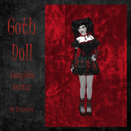 *ALT* Goth Doll (Complete Avatar)