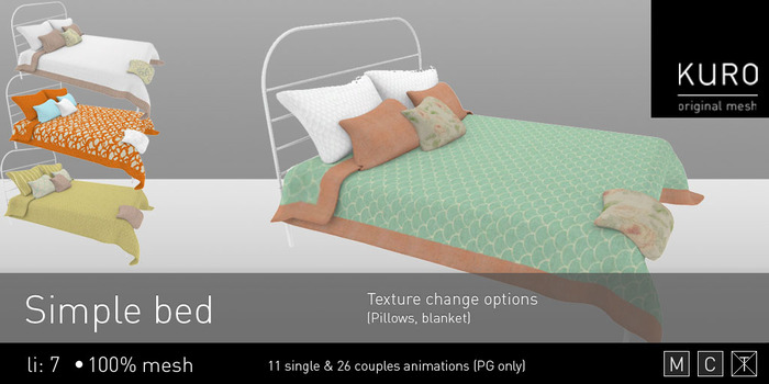 Kuro.Simple bed (PG)
