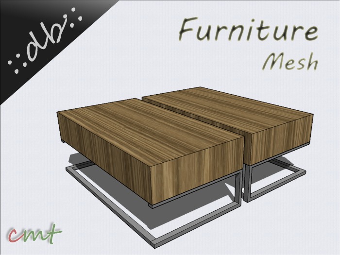 ::db furniture:: Modern double Coffee Table 