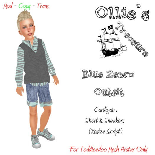 [OT] Blue Zebra Outfit