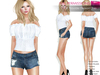 Off shoulder peasant top