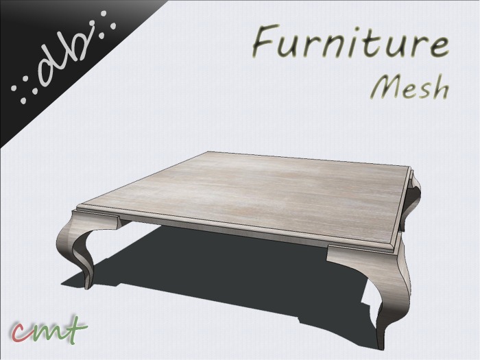 ::db furniture:: Bright Wooden Coffee Table 