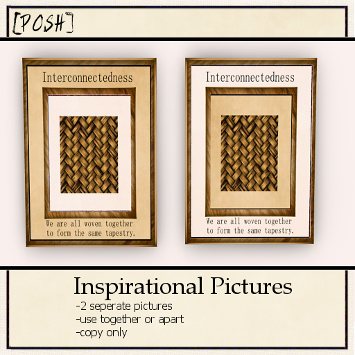 [POSH] Picture - Interwoven #1 & 2