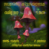 *FFC* Rustic Shrooms 4 Pack - Candy Pop