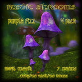 *FFC* Rustic Shrooms 4 Pack - Purple Fizz
