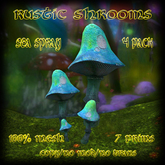 *FFC* Rustic Shrooms 4 Pack - Sea Spray