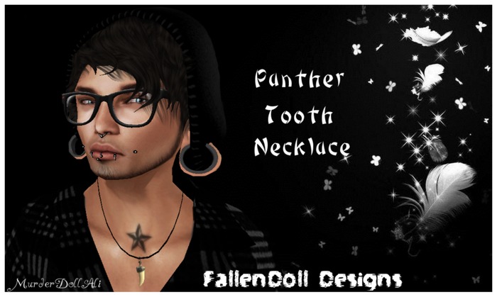 Panther Tooth Necklace