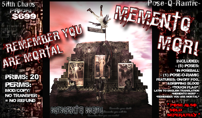 5ifth Chaos - "MEMENTO MORI" - Pose-O-Ramic (BOXED)