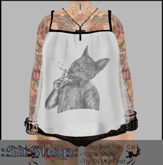 :SirShop: SpaghettiTop- Cat