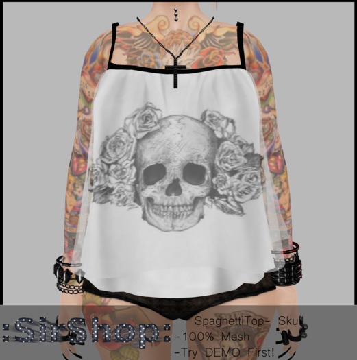 :SirShop: SpaghettiTop- Skull