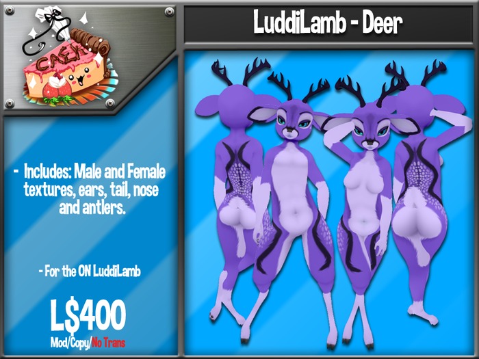 Purple Deer - Luddilamb