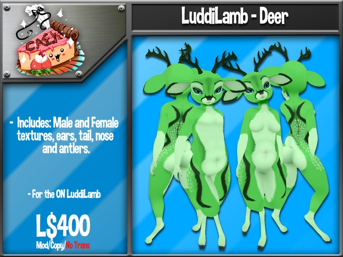 Green Deer - Luddilamb