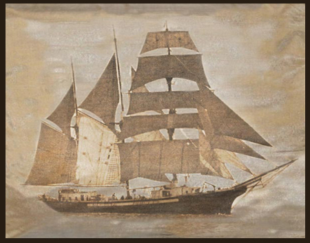 CaraZhan - TALL SHIP  Rug ( Boxed )