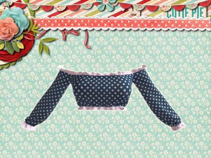 {P.Fashion} Trumpet Sleeve Flouncing Dress Package