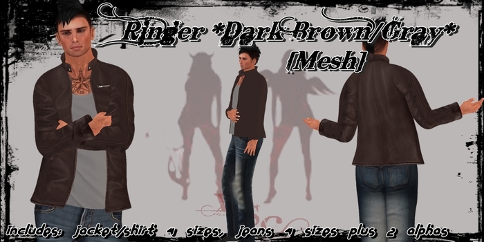 ^WSC^ Ringer *Dark Brown* {Mesh}