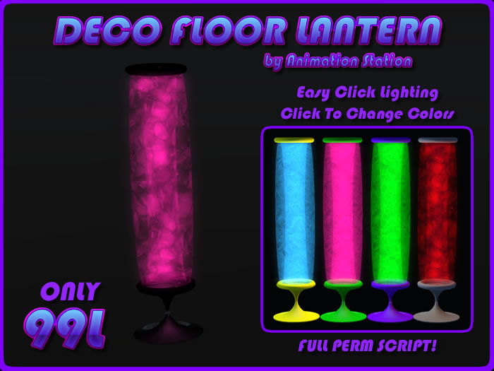 Easy Click Lamps - Cyber Series - FULL PERM Script!