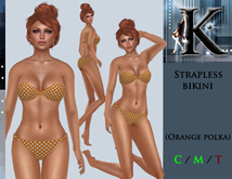 *Keresma* Bikini - Orange polka
