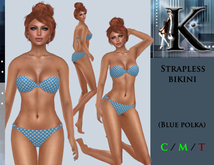 *Keresma* Bikini - Blue polka
