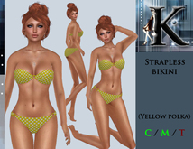*Keresma* Bikini - Yellow polka