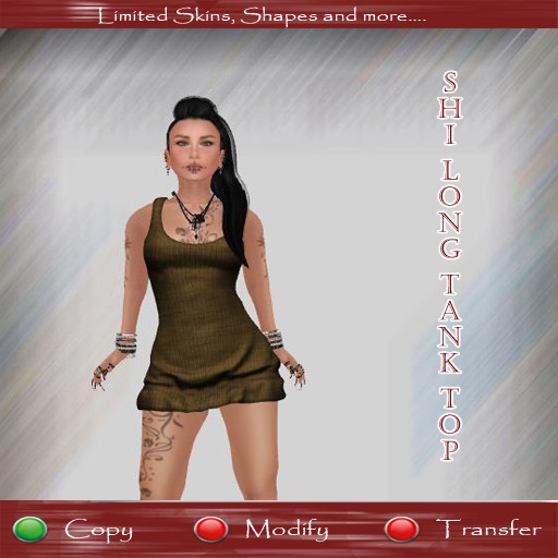 .::[> C.H.D <]::. [MESH] Shi_long_Tank_Top_Cotton-Brown