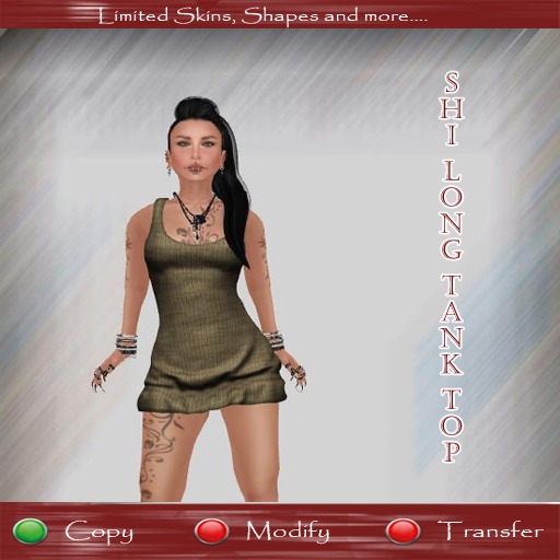 .::[> C.H.D <]::. [MESH] Shi_long_Tank_Top_Cotton-Tan