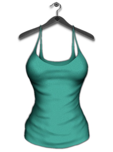 AngelRED - Mia Mesh Tank Top [TEAL]