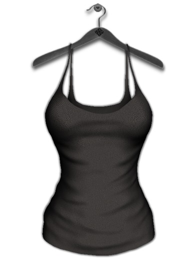 AngelRED - Mia Mesh Tank Top [BLACK]