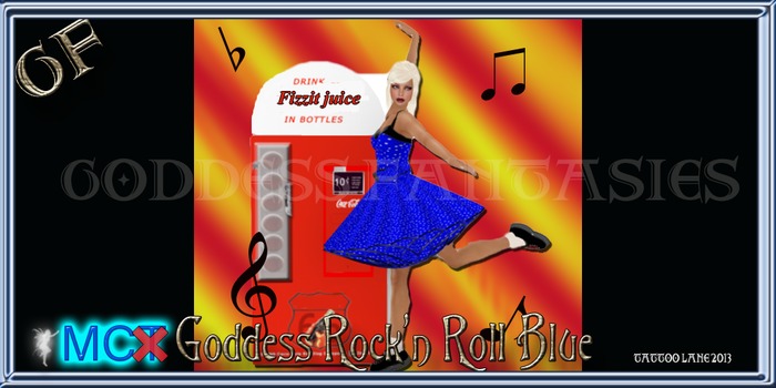 Goddess Rock'n Roll Blue