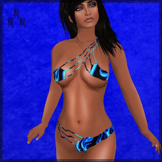 BlueFlame Tigerbikini-Dragons'