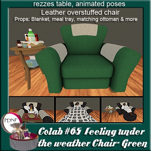PDN: Feeling Under the Weather Chair Green colab65